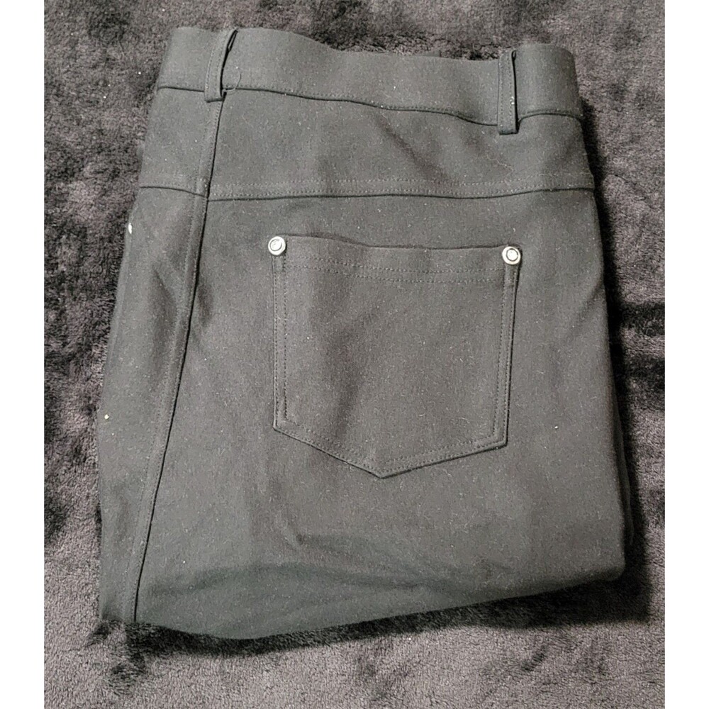 BAE CITY black Pull On Casual Dress Pants Black Size 2X